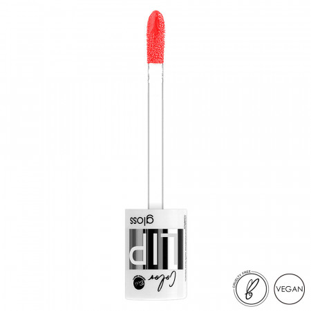 Luciu Buze Vegan Bell Color Lip Gloss Cod 06 Rosu Sidefat