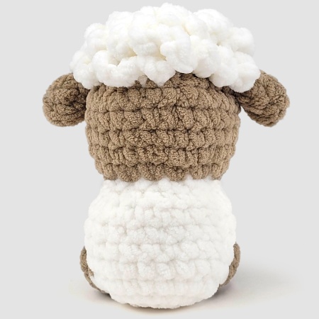 Oiță de Pluș Croșetată Manual &#039;Puffy Sheep&#039; - Cadou Handmade Pufos și Adorabil