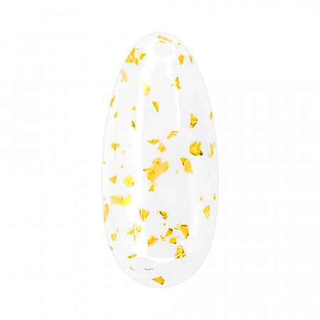 Oja Semipermanenta Colectia 'Milky Flakes Gel' Culoare Alb Laptos No.001