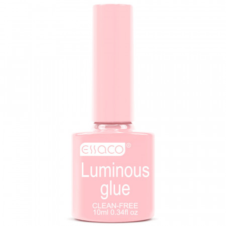 Oja Semipermanenta Glow in Dark Gama Essaco® Luminous Glue Pink No. 07