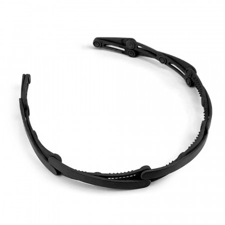 Cordeluta Pliabila Set 3 Bucati, Culori Roz, Visiniu, Negru