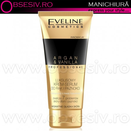 Crema Maini Ser de Lux Profesional Argan &amp; Vanilla Eveline Cosmetics - Img 2