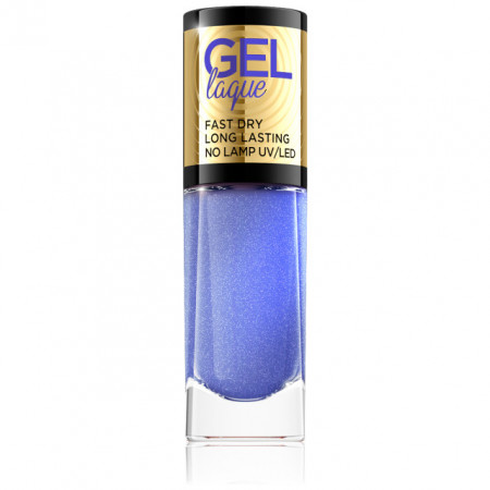 Eveline Cosmetics Gel Laque Trend Collection Culoare Albastru Sidefat No 129