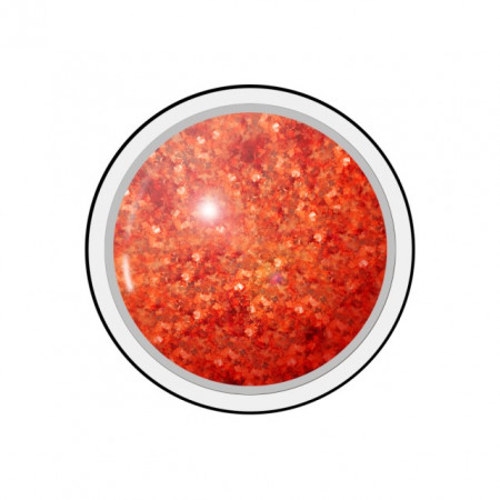 Gel colorat unghii Royal Femme AMORE RED GLITTER (Geluri Profesionale Unghii)