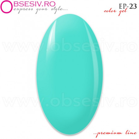 Geluri Colorate Premium Line, Exclusive Nails, Cod EP23, Gramaj 5ml, Culoare Light Aruba - Img 2