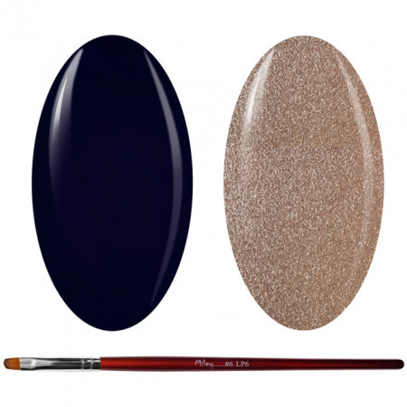 Kit Geluri Color + Pensula Gel Unghii, Cod K2GP-72/42S
