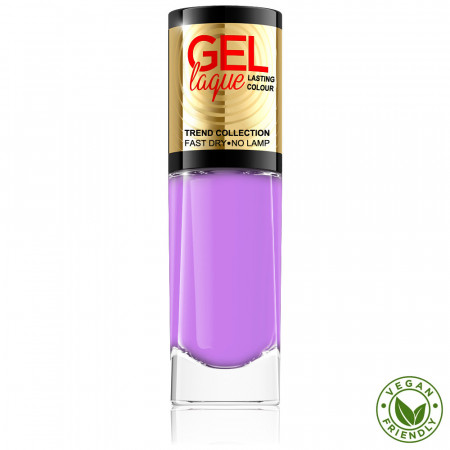 Lac Unghii Eveline Gel Laque Trend Collection Culoare Mov Orhidee No 205