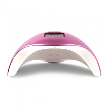 Lampa LED/UV 48Watt cu Aprindere Automata la Senzor, Aurora Pink