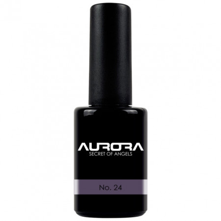 Oja Semipermanenta Aurora Culoare Mov &#039;Cyber Grape&#039; No 24 Cantitate 11 ml