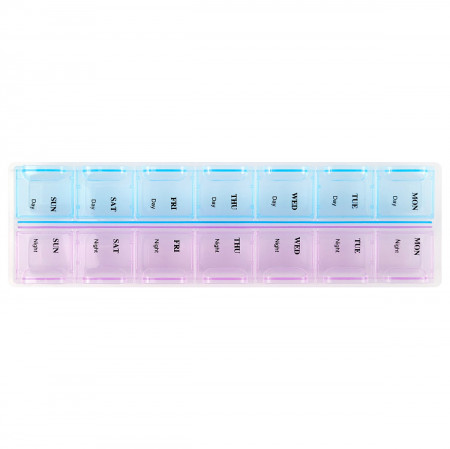 Organizator Medicamente pe 7 Zile cu 14 Compartimente (2/zi)