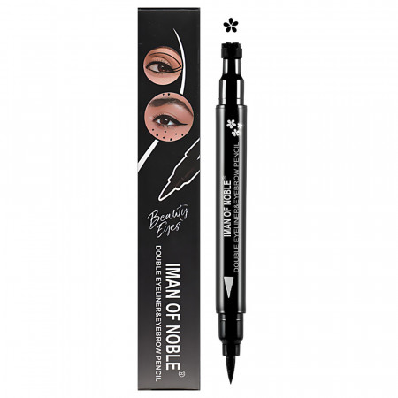 Tus Multifunctional 'Iman of Noble' Dublu Eyeliner cu Stampila Formă de Floare