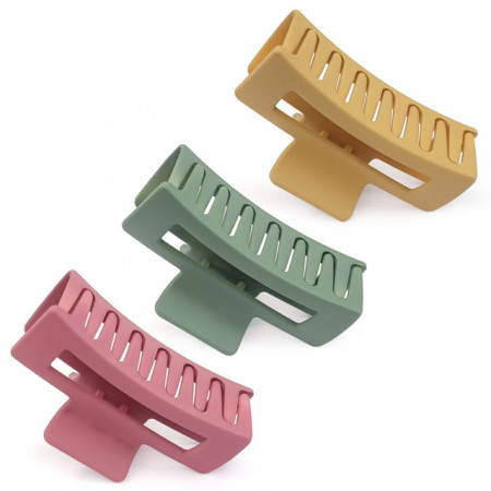 Clame de Par Satinate Set 3 Bucati 'Fashionable Abordation' No. 9865