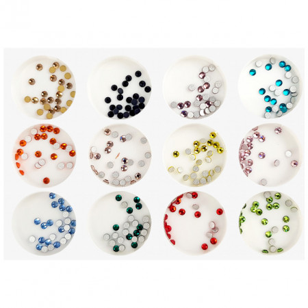 Decoratiuni Unghii Pietricele Multicolore Diametru Ø 2mm, Accesorii Nail Art
