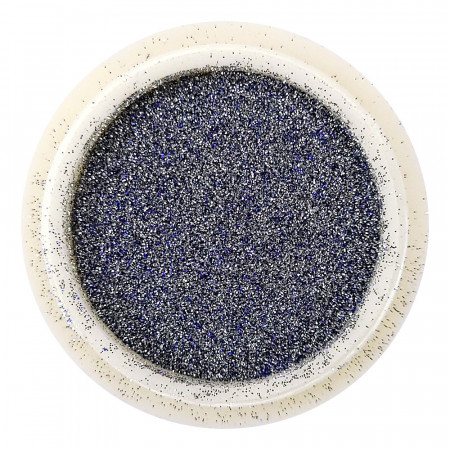 Flash Glitter Sclipici Unghii Obsesiv Culoare Silver Blue Cod 07