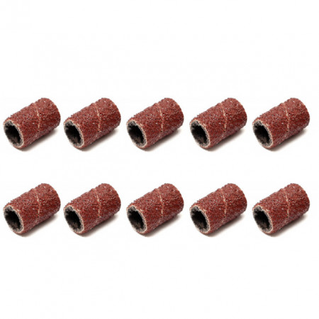Role Abrazive set - 10 Bucati, Granulatie 80