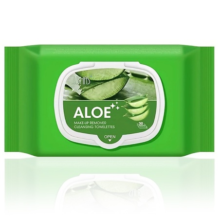 Șervețele Demachiante Umede din Bumbac cu Aloe Vera 30 Buc. - Curățarea Feței, Fără Scame