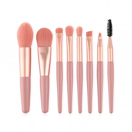 Set 8 Pensule Makeup Super Soft 'Tabu' Pink