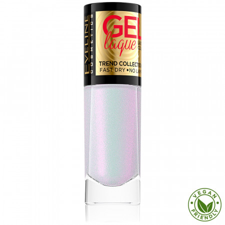 Lac Unghii Eveline Gel Laque Trend Collection Culoare Perla Sidef No 201