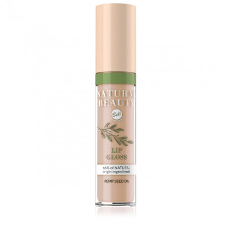 Luciu de Buze Hidratant 'Natural Beauty' Bell Cosmetics, 01 Nude Gloss