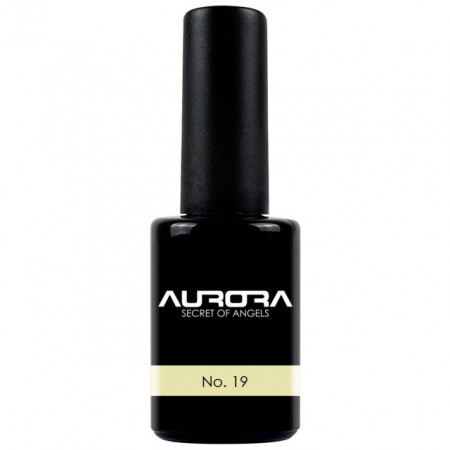 Oja Semipermanenta Aurora Culoare Bej &#039;Creamy Nude&#039; No 19 Cantitate 11 ml