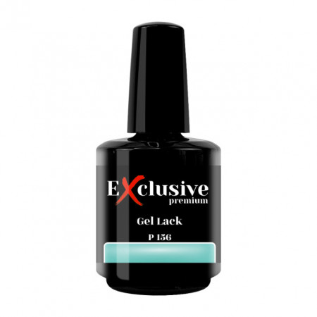 Oja Semipermanenta Exclusive Premium, Culoare Turcoaz, 15 ml