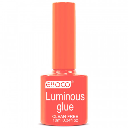 Oja Semipermanenta Glow in Dark Gama Essaco® Luminous Glue Neon Pink No. 09
