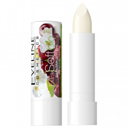 Balsam Buze Extra Soft BIO cu Aroma si Parfum de Flori de Cirese Eveline Cosmetics