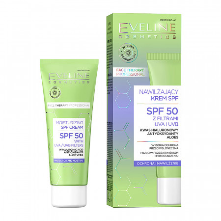 Cremă de Față Hidratantă cu Protecție Solara SPF 50 Eveline Cosmetics