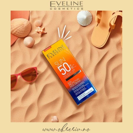 Crema Față cu Protectie Solara Ridicata SPF50 cu Filtre UVA si UVB Eveline Cosmetics