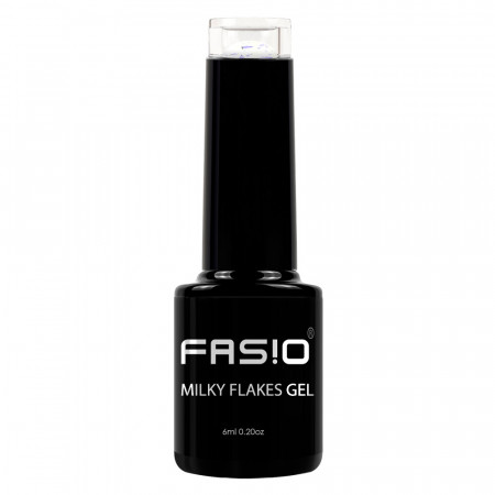 Oja Semipermanenta Colectia &#039;Milky Flakes Gel&#039; Culoare Mov Translucid No.006