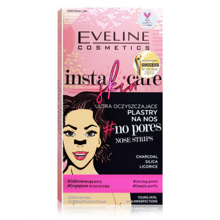 Plasturi Ultra-Purificatori Curatare Puncte Negre Nas Eveline Cosmetics Insta Skin Care