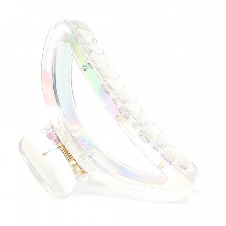 Clema de Par 'Unicorn Fashion' Culoare Transparent cu Reflexii Multicolore