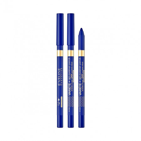 Creion Ochi cu Gel Eyeliner Variete Eveline Cosmetics, No 03 Blue