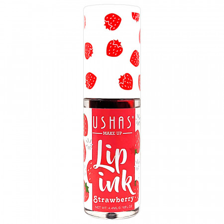 Luciu de Buze Balsam Hidratant Ushas Lip Ink, Aroma Strawberry