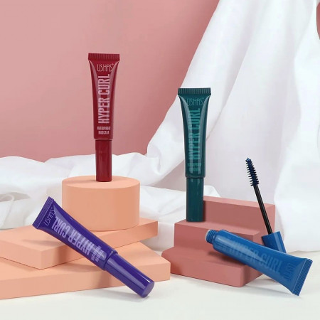Mascara Waterproof Ushas Hyper Curl Culoare Maro