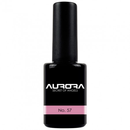 Oja Semipermanenta Aurora Culoare Bej &#039;Ballerina Pink&#039; No 57 Cantitate 11 ml
