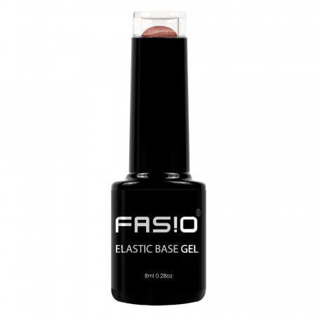 Oja Semipermanenta Elastic Base Gel Fasio Culoare Orchid Pearls No. 12