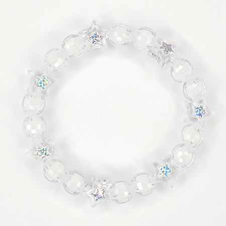 Bratara Elastica cu Margele de 8mm Model &#039;Crystal Twilight&#039;