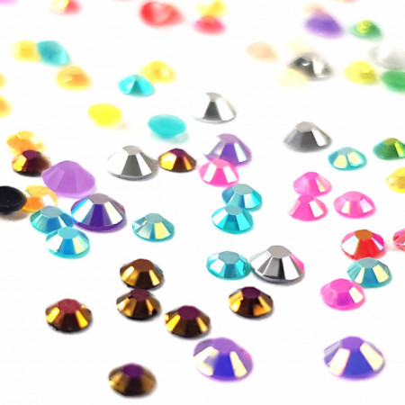 Decoratiuni Unghii Pietricele Multicolore Diametru Ø 2-3mm, Accesorii Nail Art