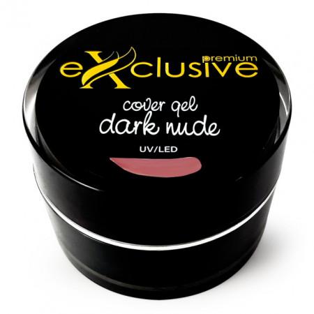 Gel UV/LED Cover Dark Nude Exclusive Premium 30 ml
