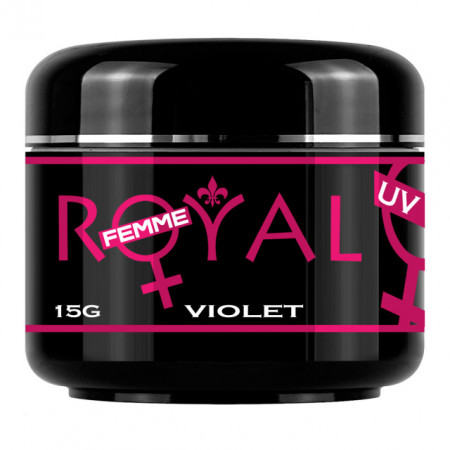 Gel UV Violet 3 in 1 Royal Femme, Baza Constructie Finish, 15 ml
