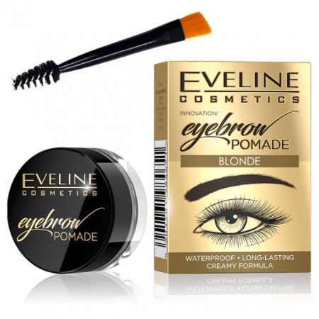 Fard Sprancene Eveline Cosmetics Eyebrow Pomade, Blonde
