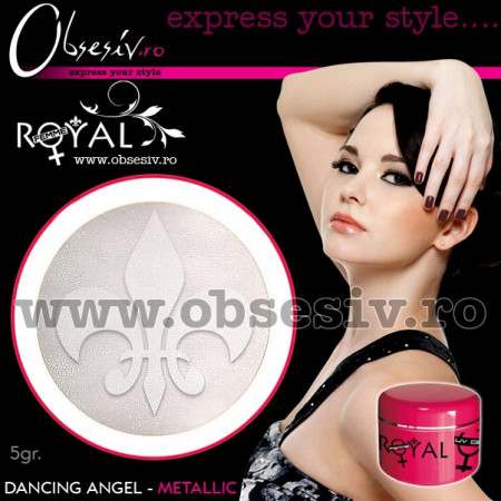 Gel colorat unghii Royal Femme DANCING ANGEL METALLIC (Geluri Profesionale Unghii) - Img 2