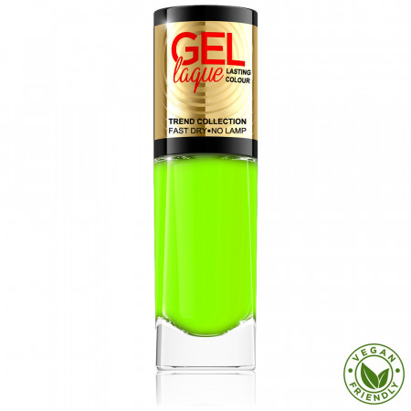 Lac Unghii Eveline Gel Laque Trend Collection Culoare Verde Chartreuse No 218