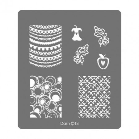 Matrita Metalica Gravata in Profunzime, Cod Dash 18, Placa Stampila Unghii