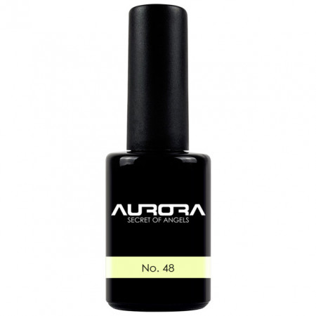 Oja Semipermanenta Aurora Culoare Galben &#039;Banana&#039; No 48 Cantitate 11 ml
