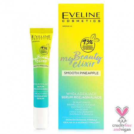 Ser Concentrat Iluminare si Netezire cu Ananas si Banane My Beauty Elixir Eveline