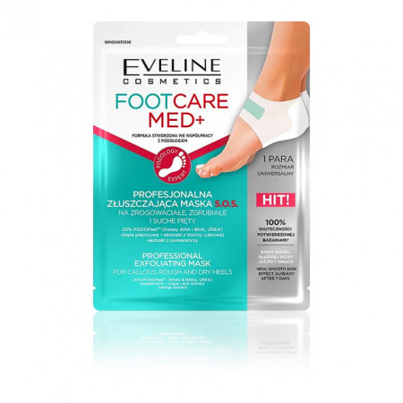 Sosete Exfoliante Calcaie cu Tratament FootCare Med+ Eveline