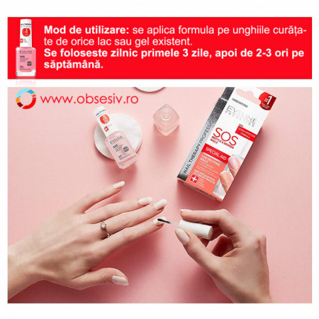 Tratament Balsam Unghii Fragile si Casante Eveline Cosmetics SOS