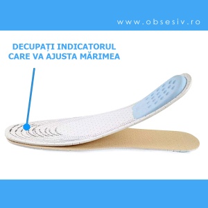 Linii de ghidaj precise pentru o ajustare perfectă în funcție de mărimea pantofului tău.